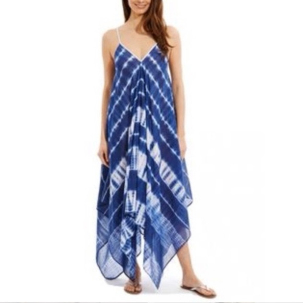 Roberta Roller Rabbit Tie Dye Scarf cotton dress O/S